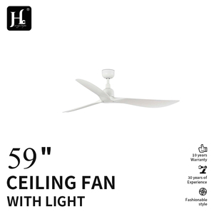 Popular 52-inch <b>ceiling</b> fan for living room with 3 solid wood blades, Tuya WiFi, metal DC motor and sliding <b>remote</b> <b>control</b>. - Product Image 2