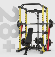 Entrenador funcional Power Cage Fitnesscable Crossover Machine Squat Rack Smith Machine con polea