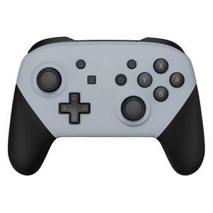 เคสเปลี่ยนอะไหล่ DIY สีเทาสำหรับ Nintendo Switch Pro Controller จาก EXtremeRate รุ่น Gray Front and Back Housing Shell - Product Image 2