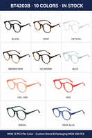 Nouvelles Lunettes de Lecture Anti-Lumière Bleue Rétro Tendance 2026 Monture PC Demi-Légère Presbytie Dioptrie 0-4.0 pour Hommes et Femmes