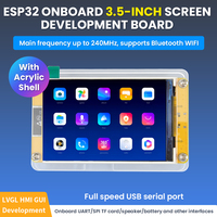 Layar tampilan modul ESP32-WROOM-32E 3.5 inci layar TFT tanpa fungsi sentuh dengan cangkang akrilik