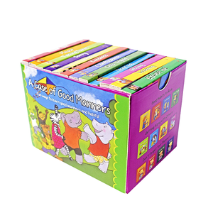 Vente en gros de 12 livres/ensemble, couverture rigide, collection de livres éducatifs pour enfants sur les bonnes manières, <span class=keywords><strong>livre</strong></span> cartonné anglais pour enfants - Product Image 1