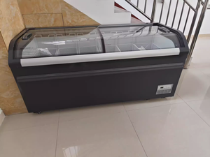 <span class=keywords><strong>Congélateur</strong></span> <span class=keywords><strong>coffre</strong></span> commercial 300L, température réglable, vitrine en verre, pour supermarché, restaurant, et commerces de proximité - Product Image 6