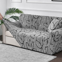Housse de Canapé Jacquard Sur Mesure Universelle pour Salon, Housse Extensible de Protection Anti-Salissure pour Animaux de Compagnie, Décoration de Maison Tendance