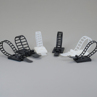 Lianyang ACT-17 Pince à fil réglable Organisateur de câble auto-adhésif Clips de câble en nylon solide et durable