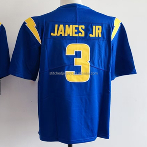 Jersey Sepak Bola Jahitan Pria 2026 S-3XL Justin Herbert Ladd McConkey Derwin James Jr Khalil # 52 - Product Image 2