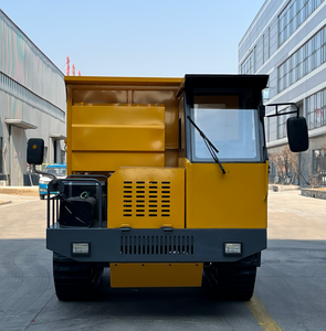 Frete Grátis EPA Changchai Transportador e Dumper de Esteiras de Borracha de Alta Qualidade 8-10 Toneladas para Trabalho Agrícola em Todos os Terrenos com Suporte a Gás - Product Image 4