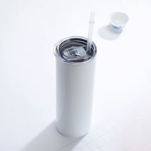 Vente en gros de gobelets isothermes fins et droits de 20 oz, faciles à sublimer, avec papier et film de sublimation inclus - Product Image 4