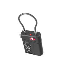 TSA-545 4 cadrans couleur en alliage de zinc TSA numéro Code serrure combinaison 008 serrure cylindre TSA cadenas