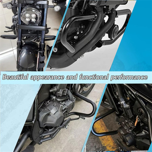 HONDA Rebel CMX1100 2021-2025 için Motosiklet Çarpma Barı Motor Koruma Çerçevesi Koruyucu Tampon Otoyol Barları - Product Image 5