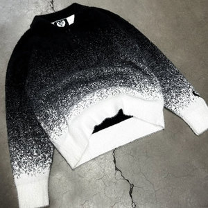 Set di Maglioni con Logo Stampato Personalizzato, Design a Fiocco di Neve, Vestibilità Ampia, Abbigliamento Streetwear, Produttore di Abbigliamento - Product Image 2