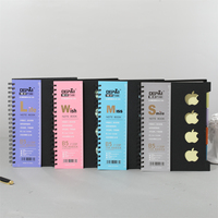 Impression personnalisée quotidienne hebdomadaire mensuel 2022 filles planificateur à spirale journaux à couverture rigide cahiers