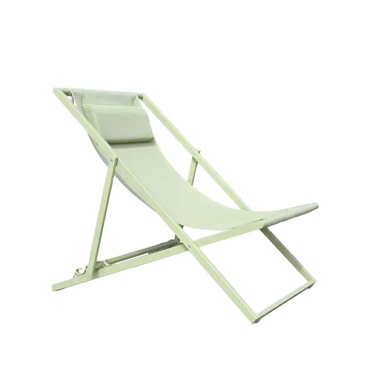 Offre Spéciale Super décontracté plage inclinable réglable pliable stockage inclinable chaise pour piscine plage balcon