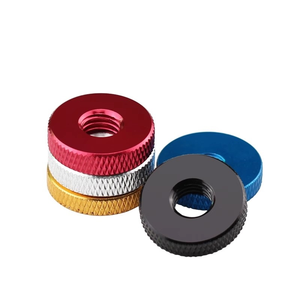 Dadi molettiati colorati in lega di alluminio anodizzato 6063 per l'industria mineraria, standard metrico nazionale - Product Image 5