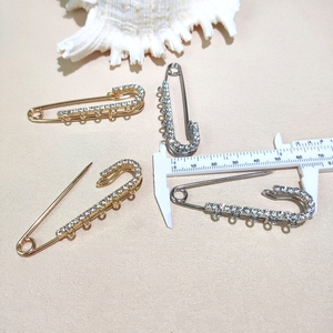 Conception populaire minuscule bébé épingles enfants poussette plaqué <span class=keywords><strong>or</strong></span> musulman Islam Allah épingles de sûreté bébé nouveau-né bijoux femmes broche broches - Product Image 6