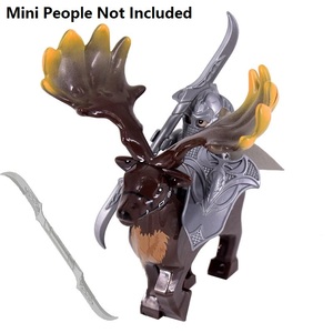 Juguete de Construcción de Bloques del Señor de los Anillos, Modelo Mini Ciervo Milu, Animal de Dibujos Animados, Monturas de Bestias, Regalo para Niños, Juguete Ensamblable, Superventas - Product Image 6