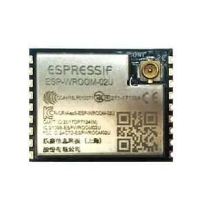 ESPRESSIF Single-core 2.4 GHz 18 Pin ESP8266EX Chip Esp8266 Wifi Module ESP WROOM 02U ESP-WROOM-02U 4MB For Lot Device