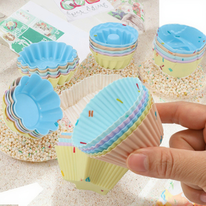 SILIKOLOVE Eco-Friendly Food Grade <b>Silicone</b> Mold Flower Shape Cake Tools Oven Safe Dishwasher Safe <b>Baking</b> Decorating Tools - Product Image 2