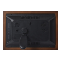 Cadre photo numérique mural Frameo avec logo personnalisé, écran tactile 10,1 pouces 800*1280 IPS, horloge, MP3, MP4, plastique RK3126C, 32 Go