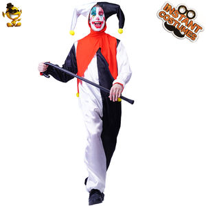 Combinaison de <span class=keywords><strong>clown</strong></span> drôle pour adulte avec chapeau Halloween Party Cosplay Costume de <span class=keywords><strong>clown</strong></span> drôle pour homme - Product Image 2