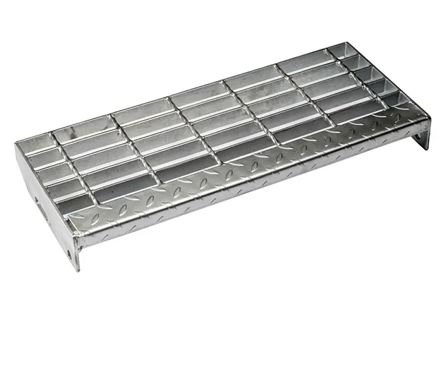 हल्के स्टील चरण धातु ग्रिल प्लेटफॉर्म गैल्वेनाइज्ड स्टील सीढ़ी सादे बार स्टील ग्रेटिंग सीढ़ी ट्रेड