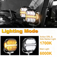 Projecteur LED haute puissance YUANDA de 4,5 pouces avec puce LED DRL 12V pour voiture, tout-terrain, éclairage de travail à haute intensité
