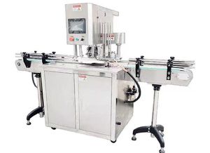 Machine automatique de remplissage et de capsulage pour boîtes métalliques, plastiques et <span class=keywords><strong>en</strong></span> fer blanc / Équipement de capsulage de couvercles pour boîtes métalliques - Product Image 3