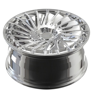 JWL VIA Certified Customized <b>Polished</b> Silver 18'-22' Forged <b>Car</b> Wheels Multi-Spoke 30mm-40mm Offset 100mm 20mm Aluminum - Product Image 2