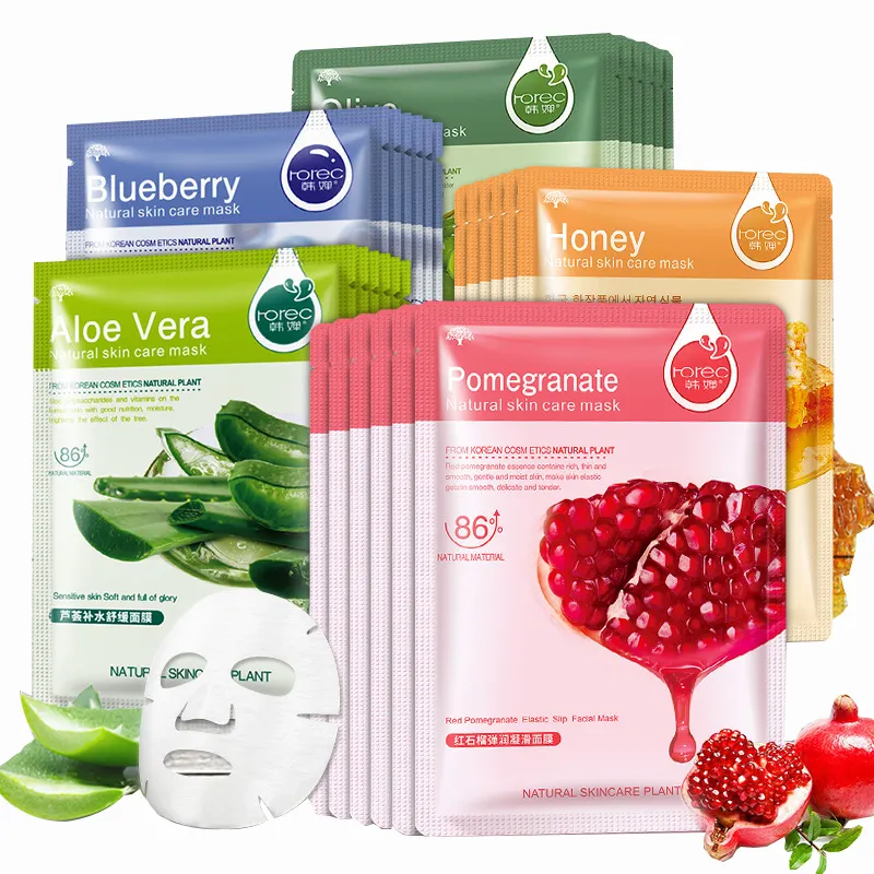 Blueberry Hydraterende Vel Masker, Aloë Vera Plant Zorg, Hydraterende En Hydraterende Masker Set