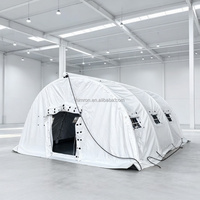 Tente médicale d'urgence gonflable portable blanche imperméable de haute qualité pour les situations de catastrophe