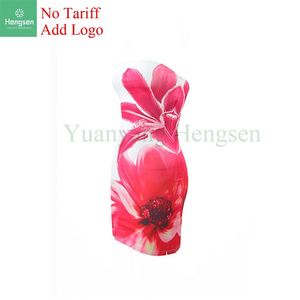 Mini abito senza spalline estivo alla moda ed elegante <span class=keywords><strong>su</strong></span> <span class=keywords><strong>misura</strong></span> con stampa floreale aderente abbigliamento da <span class=keywords><strong>donna</strong></span> Sexy senza schienale - Product Image 3