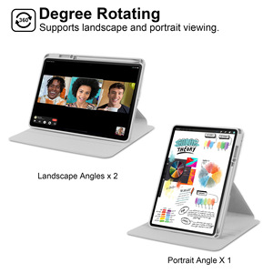 Support rotatif à 360 degrés coque arrière en acrylique transparent pour <span class=keywords><strong>Huawei</strong></span> Matepad 11.5 Air Mad Pad Honor X9 X8 10.1 - Product Image 2