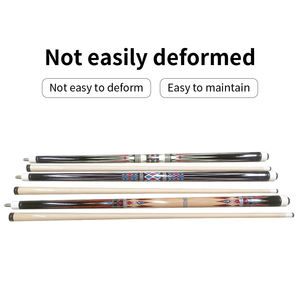 عرض خاص من المصنع ، 13 تلميح قيقب ، جديلة من الفولاذ المقاوم للصدأ ، سناكر وبلياردو مع وصلة واجهة ربط - Product Image 5