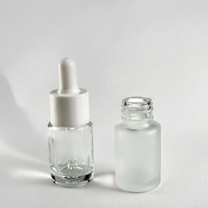 ขวดแก้วฝาพลาสติกเคลือบเงาสีเหลืองอำพันฝาพลาสติกขวดน้ำมันหอมระเหยเปล่าขนาด15มล. พร้อมหลอดหยดแก้ว - Product Image 6