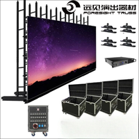 Structure de support au sol modulaire en aluminium pour mur vidéo LED, support arrière robuste pour écran LED, idéal pour panneaux d'affichage LED de location