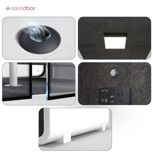 Soundbox Inc 전화 부스 판매 대회 사무실 부스 포드 개인 공간 작업 방음 부스 - Product Image 5