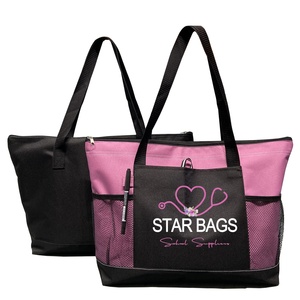Nurse Tote <strong>Bag</strong> With Mesh Pockets Nurse <strong>Bags</strong> for Work Gift <strong>Teacher</strong> Zippered Tote Bulk for Employee <strong>Teacher</strong> Gift Nursing Medical - Product Image 1