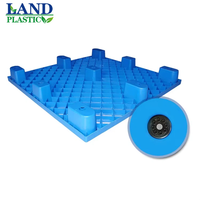 Palettes en plastique empilables HDPE de qualité alimentaire, robustes, pour le transport de marchandises lourdes, liquidation de palettes, utilisées pour l'emballage logistique.