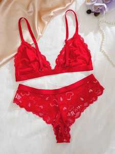 Комплект кружевного нижнего белья с застежкой спереди - Product Image 5