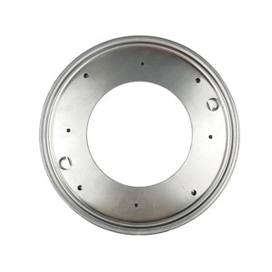 Présentoir rotatif personnalisé en métal galvanisé, rond et creux, 12 pouces, accessoire de quincaillerie pour meubles - Product Image 1