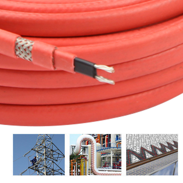 Pipelines Protection Frost Electric Heating Trace Cable Self-regulating Heating Cable