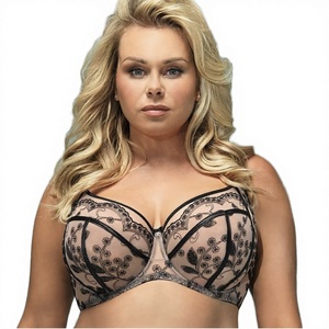 European American New Plus Size Sexy Lingerie Lace See Through Hollow <b>Open</b> Crotch Bodysuit Jumpsuit Mesh Fat mm - Product Image 6