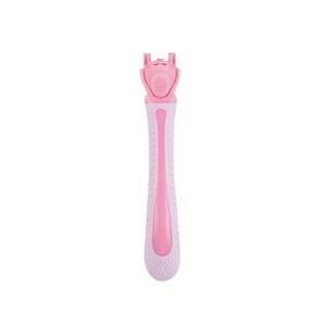 Women's Manual Razor 6 Blade Stainless Steel Pink Body Shaver Razor For Whole Body Use - Product Image 5