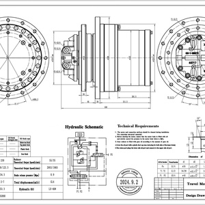 Motor de Traslación HMGF36 para Excavadora HITACHI, Repuestos para Transmisión Final ZX200 ZX200-1 ZX200-6 ZX210, 9170996 9233687 9195447 9233688 - Product Image 6