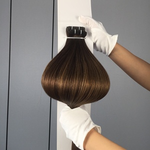 Extensions de cheveux Remy haut de gamme Jasmine Beauty, tissées à la machine, blondes, double épaisseur, cheveux humains Remy, directement de l'usine - Product Image 4