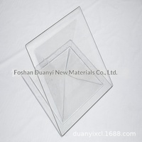 Couverture de puits de lumière pyramidale transparente en feuille de polycarbonate PC, panneau solaire personnalisable, origine Foshan