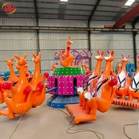 Manèges Kangourou Sautant pour Parcs d'Attractions, Équipement de Parc d'Attractions Fabriqué en Chine, Jeux de Machines Kangourou Sautant pour Enfants