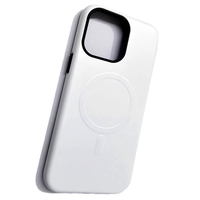 Coque de protection 2-en-1 magnétique sans fil 3D vierge en plastique durable imprimée sur mesure par sublimation pour iPhone 17 16 15