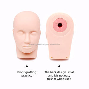 Modèle de tête de maquillage réaliste en silicone en gros pour les outils d'extension de cils - Product Image 2