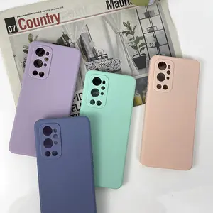 Slim Thin Silicon Color Matte Skin TPU Cell Phone Cover For Oneplus 9 9R 9 Pro/One plus 8T Case